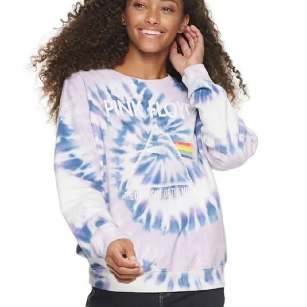 Pink Floyd Dark Side Of The Moon Tie Dye Sweatshirt